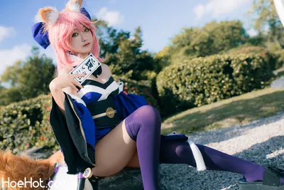 Roroki骷髅姫 NO.03 玉藻の前 FGO Tamamo no Mae nude cosplay leaked 515516