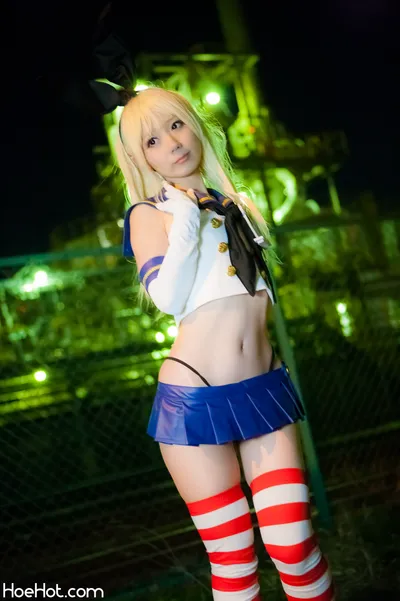 [穴子] Shippuujinrai! (Shimakaze) nude cosplay leaked 180068