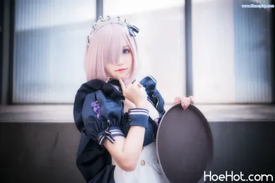 [芋圆侑子] Artoria Pendragon &amp; Mashu Kyrielight Maid Ver. nude cosplay leaked 431227