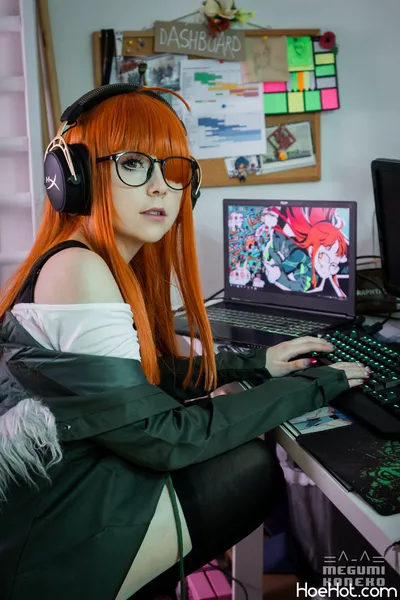 Megumi Koneko - Futaba Sakura nude cosplay leaked 557697