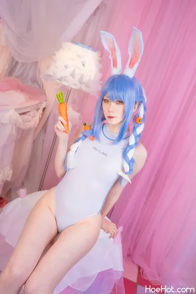 [やずき] 競泳水着ぺこらちゃん nude cosplay leaked 334005