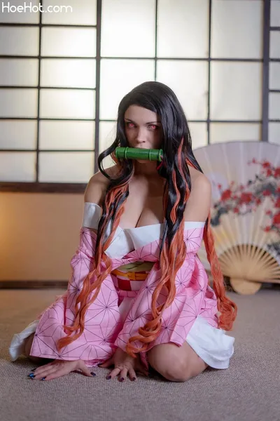 Octokuro - Nezuko Kamado nude cosplay leaked 168599