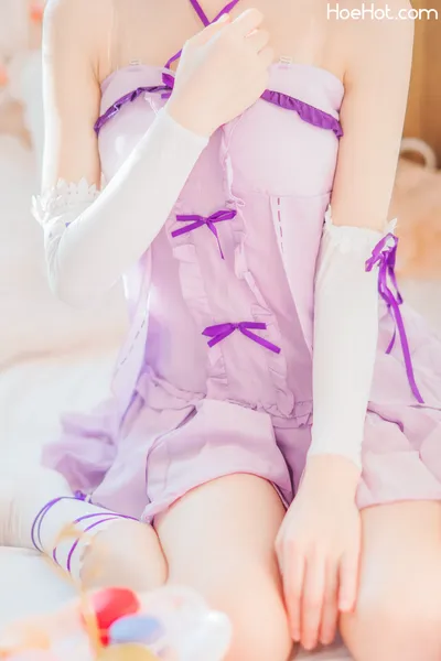 桜桃喵 - 蕾姆小睡裙 nude cosplay leaked 373479