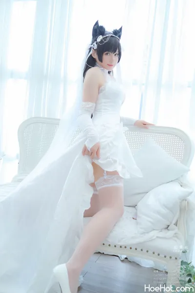 Nyako喵子 爱宕婚纱 nude cosplay leaked 400115