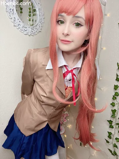 ItsCandyCloud - Monika nude cosplay leaked 270556