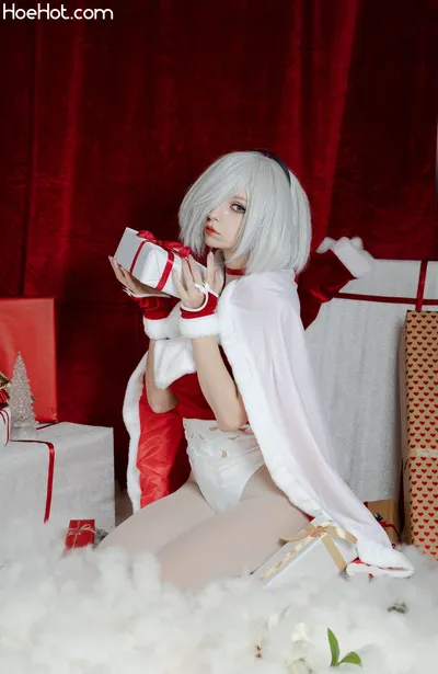 Himeecosplay - 2B Xmas nude cosplay leaked 347367