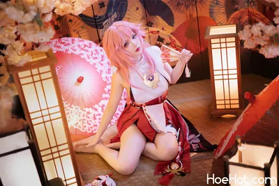 雪晴Astra - 八重神子 nude cosplay leaked 330107