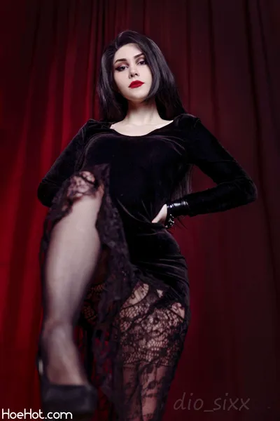 Dio Sixx - Morticia Addams nude cosplay leaked 514806