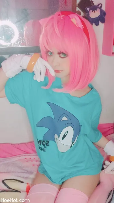 Pink Lucybell - Amy Rose nude cosplay leaked 295785