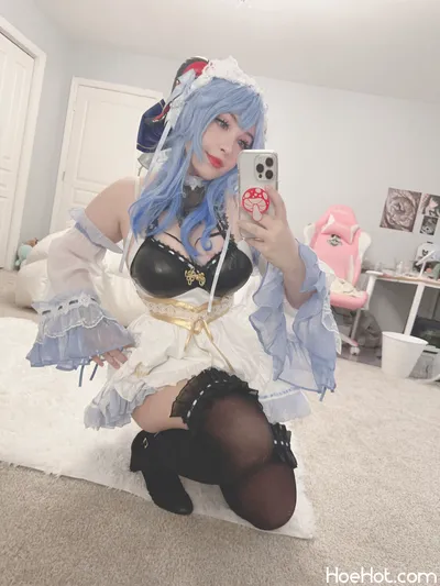 Junkenstein - Ganyu Maid nude cosplay leaked 234883