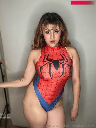 Hannah Elaine - Spiderwoman nude cosplay leaked 21042