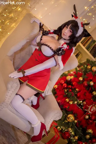 Yoshinobi - Ooshio Xmas (Azur Lane) nude cosplay leaked 604077