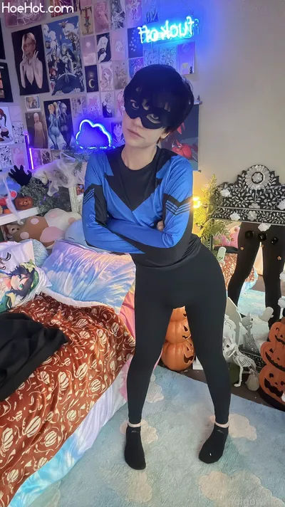 Indigo White - Nightwing nude cosplay leaked 150958