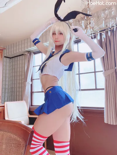 [(・´_ゝ｀)柳丸🍠] 【59枚】撮れたて！島風の装い nude cosplay leaked 492483