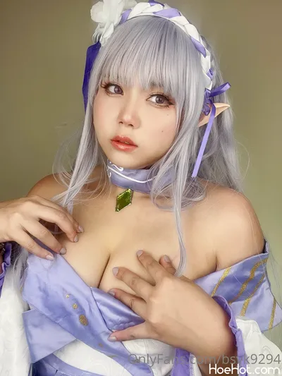 Smile Bibison - Emilia nude cosplay leaked 41187