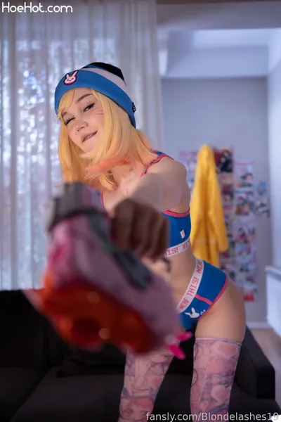 Blondelashes19 - D.Va lingerie nude cosplay leaked 212842