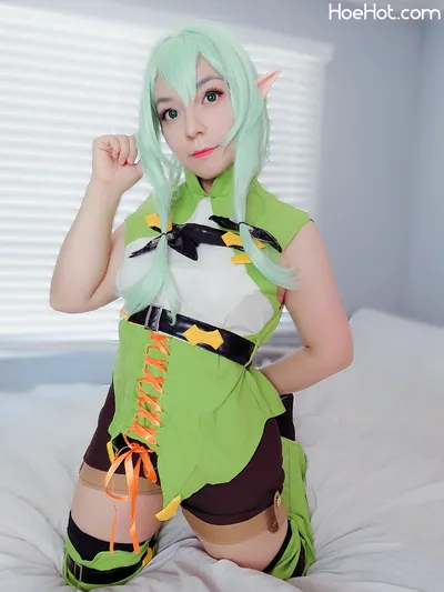 Pandaawa - High Elf Archer nude cosplay leaked 412583