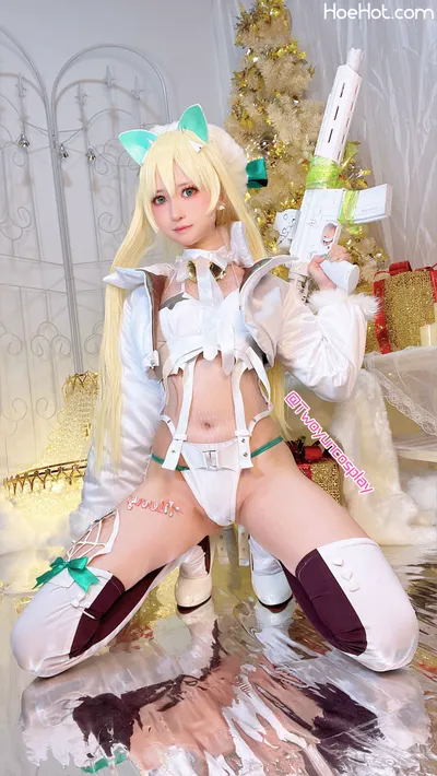 Twoyun cosplay / NIKKE Christmas Rupee nude cosplay leaked 364748