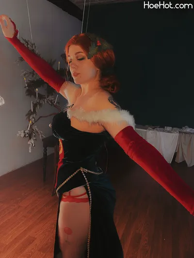 Omi_COS - Triss Christmas nude cosplay leaked 106315