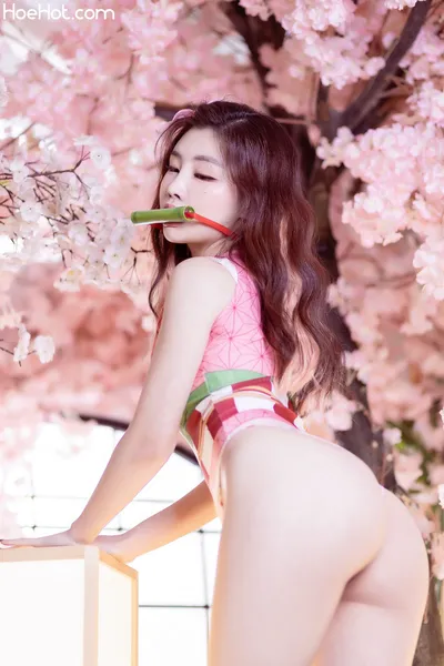 Yebin(전예빈) - 灶门祢豆子Kamado Nezuko nude cosplay leaked 271543