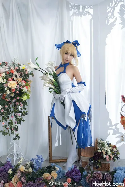 [索索-sophia] Saber Arturia Dress Ver. nude cosplay leaked 477804