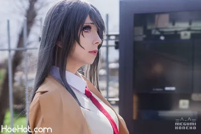 Megumi Koneko - Mai Sakurajima School Uniform nude cosplay leaked 587723