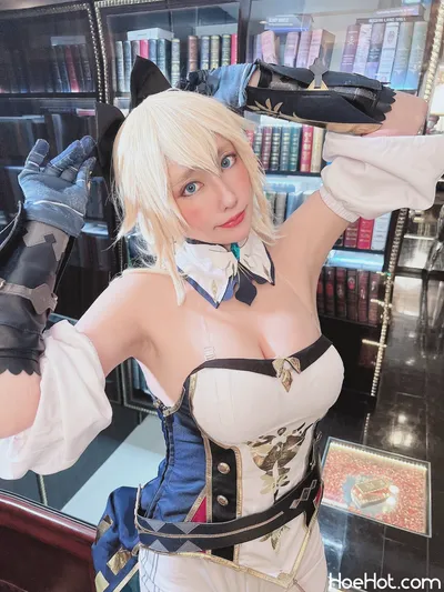 [Ringo Mitsuki] 月初から淫紋タトゥーを刻まれてモブおじさんに悪戯されちゃう原神ジンさん♥ nude cosplay leaked 574240