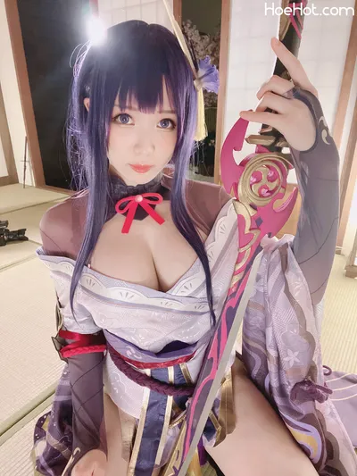 [霜月しも] 雷電将軍 nude cosplay leaked 379520