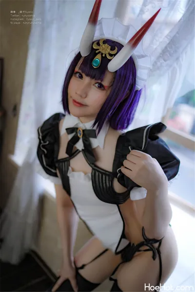 Nyako - Shuten Douji Maid nude cosplay leaked 487023