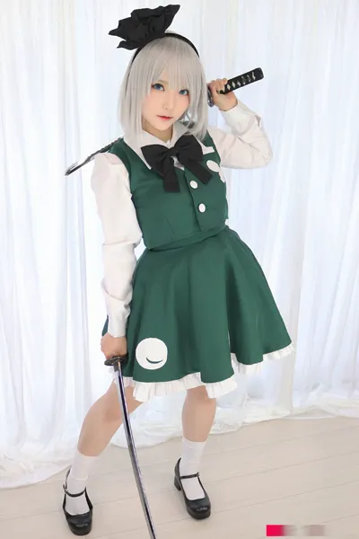 Yukina - Youmu Konpaku nude cosplay leaked 6935