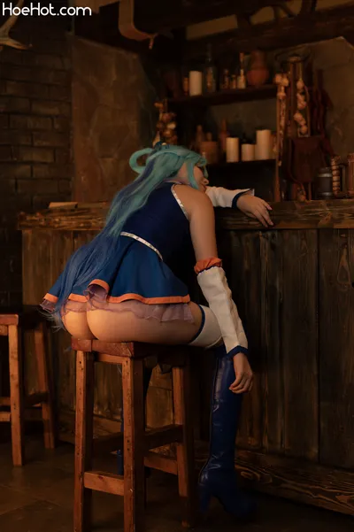 tsukides - aqua nude cosplay leaked 139583