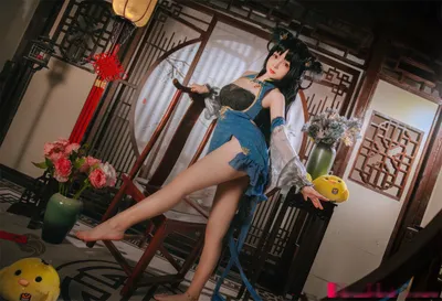 日奈娇 - 碧蓝航线-大潮旗袍 nude cosplay leaked 2460