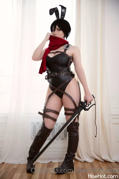 Akemi101xoxo - Bunny Mikasa nude cosplay leaked 525323