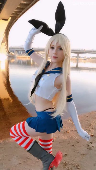 Hackee - Shimakaze nude cosplay leaked 257743