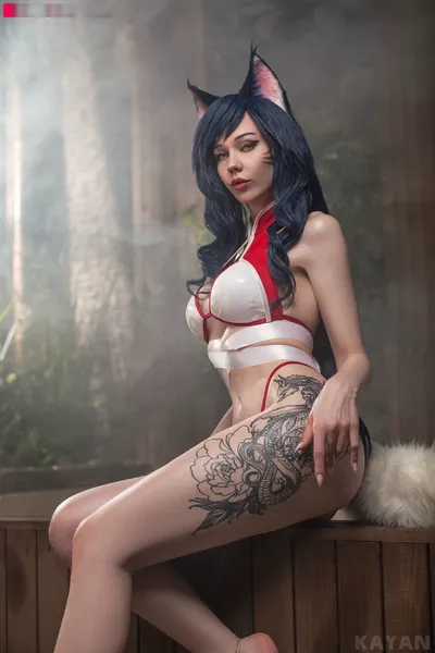 Kaya Nilson - Ahri nude cosplay leaked 4204