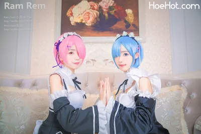 小野妹子w - Ram Rem (拉姆, 雷姆) nude cosplay leaked 276685