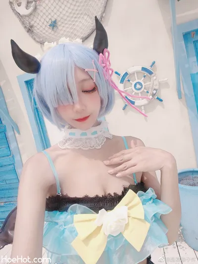 [是粽粽子吖] 蕾姆小恶魔水着 nude cosplay leaked 445150