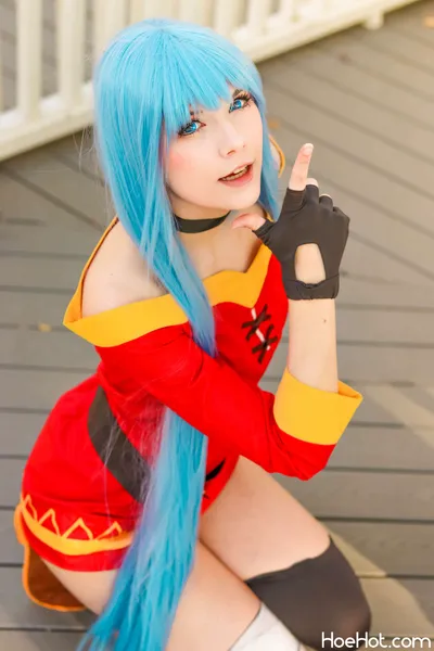 Meggii Kohai - Aqua-Megumin nude cosplay leaked 592702