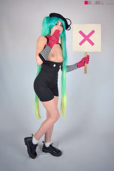 Elisabeth Hope - Mime Miku nude cosplay leaked 4058