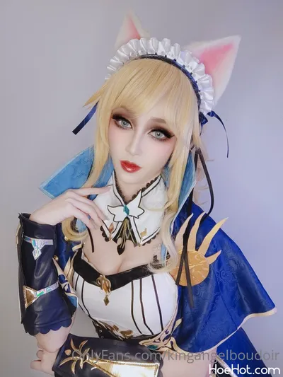 King Angel - Neko Maid Jean nude cosplay leaked 182995