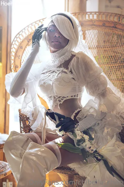 Chibella chan - Bride 2B nude cosplay leaked 284129