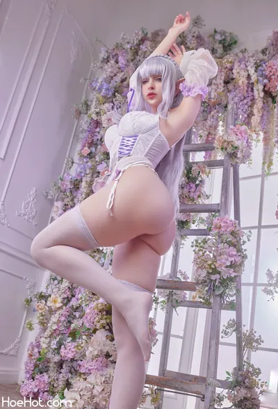 Hologana - Emilia nude cosplay leaked 288665