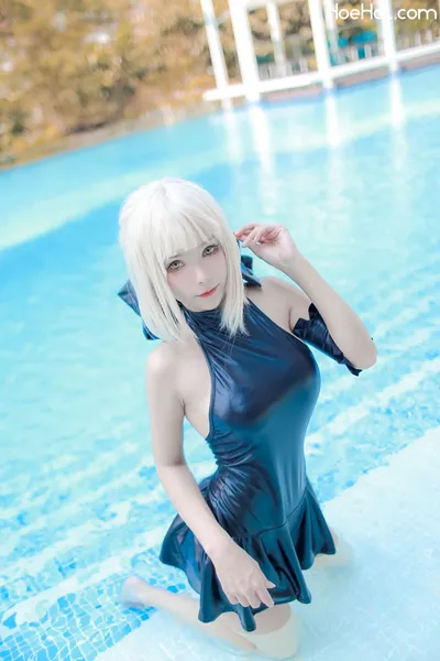 KitKat 9 - Saber Alter Swim Suit nude cosplay leaked 439017