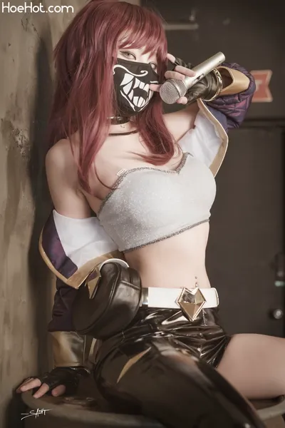 Yuna (유나) - Akali K/DA nude cosplay leaked 349069