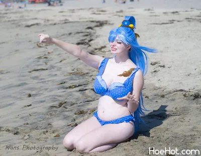 Realfrogg - Aqua nude cosplay leaked 322078