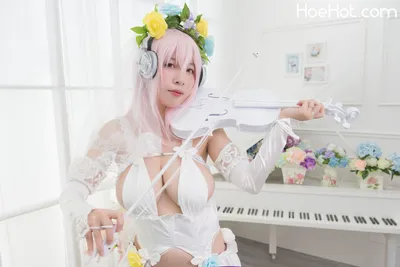 Bilibili - Super Sonico bride nude cosplay leaked 142006