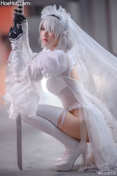 [羽生三未] 2B同人花嫁 nude cosplay leaked 450924