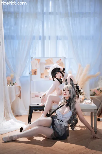 BANBANKOxMianZelizer - Arknights 黑x森蚺バレエ nude cosplay leaked 351425