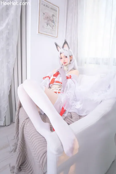 神楽坂真冬 白丝胡桃 （永劫无间） nude cosplay leaked 545970