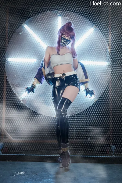 Yuna (유나) - Akali K/DA nude cosplay leaked 349047